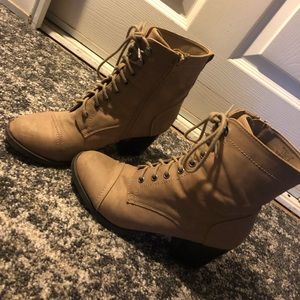 Tan boots